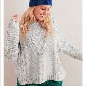Aerie Chunky Cable Knit Sweater